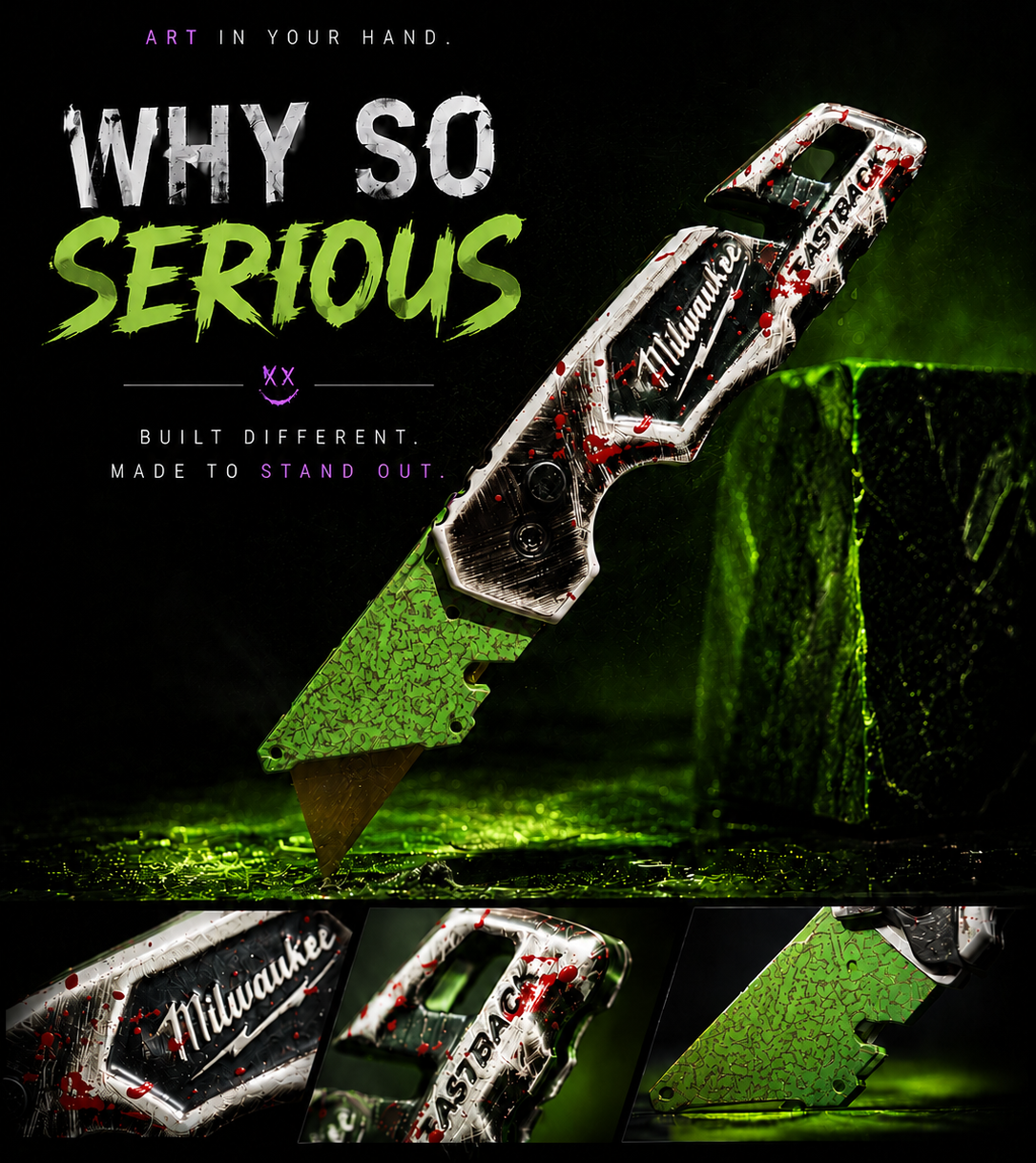 THE "WHY SO SERIOUS" Edition Milwaukee Fastback